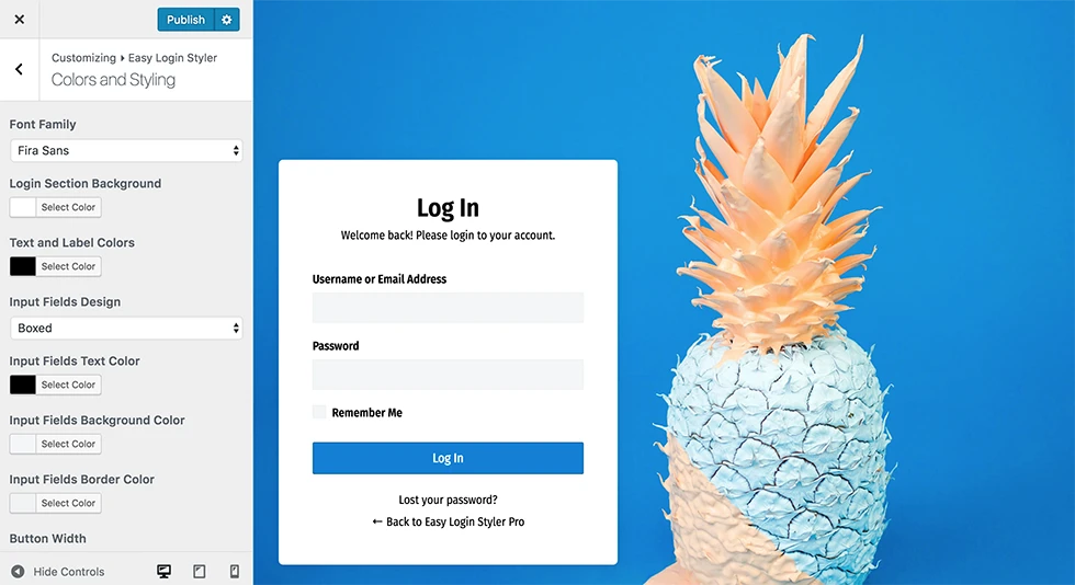 Easily Customizable