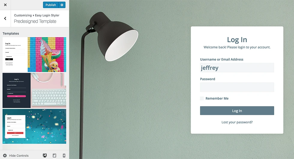 Predesigned Admin Templates