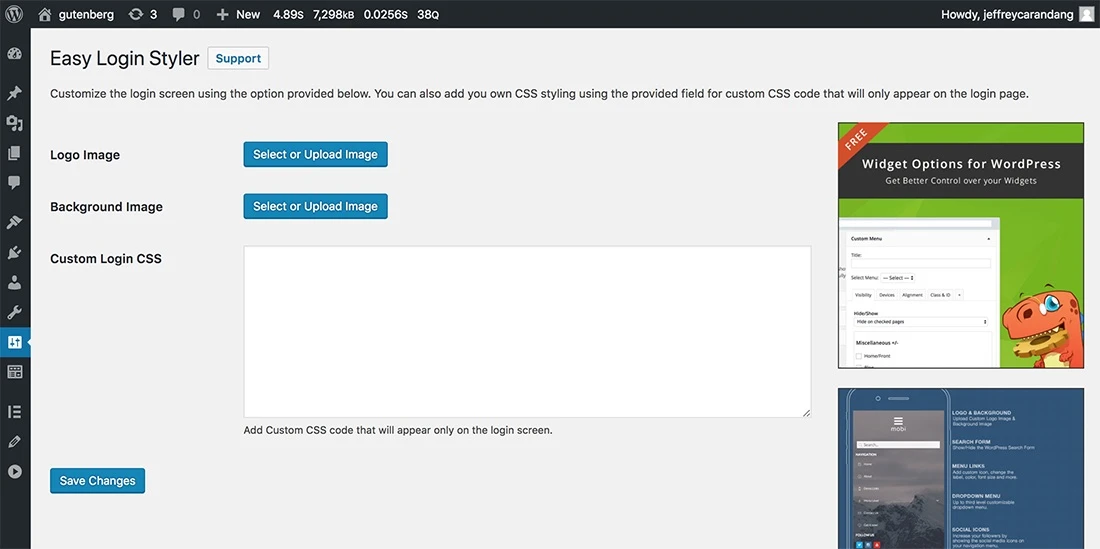 Customize Login Page and Upload Your Logo