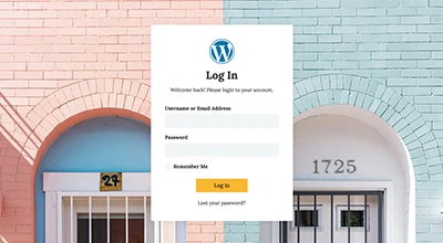 WordPress Admin Login Template 8