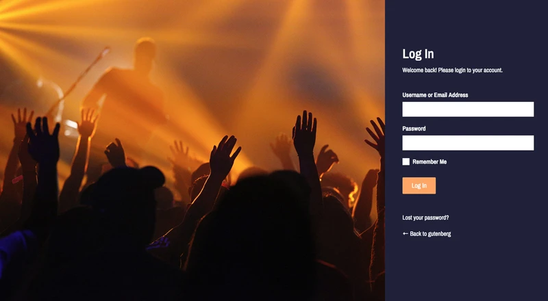 WordPress Login Template 10