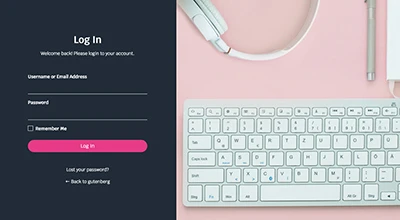 WordPress Admin Login Template 2